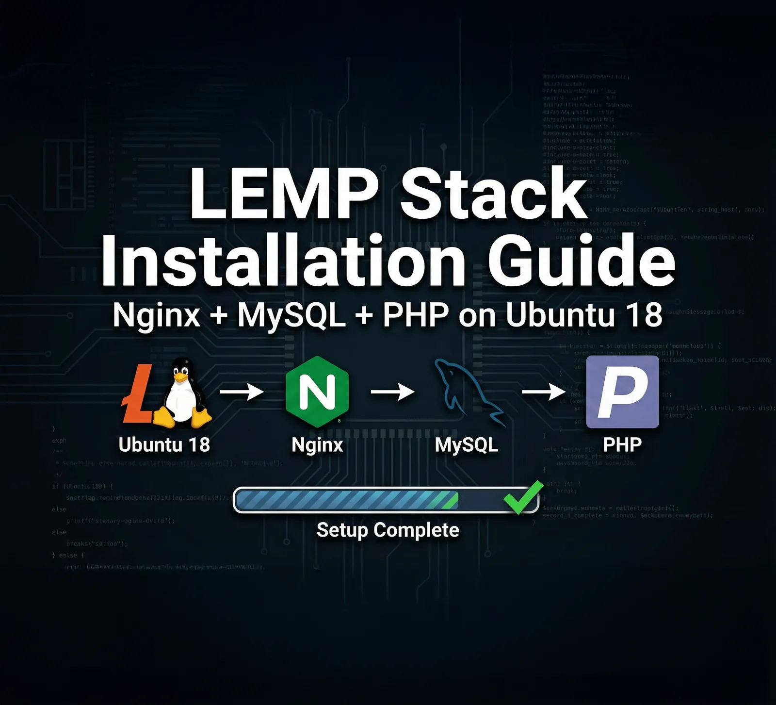 Hướng dẫn cài đặt Nginx + MySQL + PHP (LEMP) trên Ubuntu 18